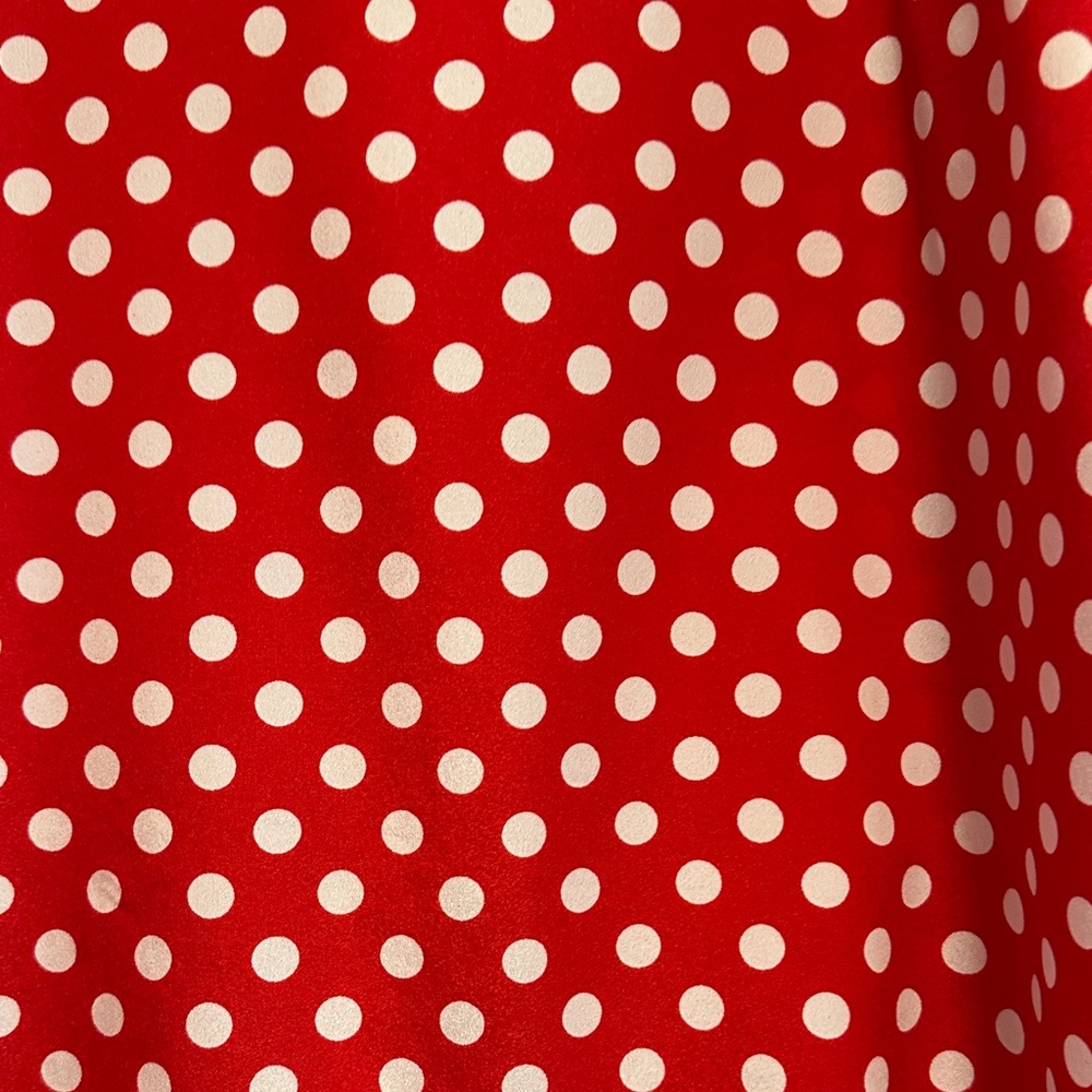 C Red and White Polka Dot Top - Picture 3 of 9